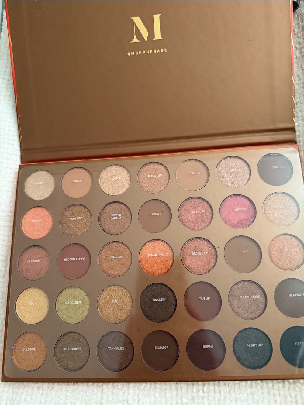 Morphe 35G Bronze Goals Eyeshadow Palette